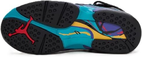 Retro Air Jordan 8 (GS) in Black & Multi-Color by Nike in Kuwait