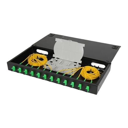 Optical Fiber Terminal Box fttx ODB SC/FC/ 4/8/12/24 core Radio and Television Desktop(4 CORE LC SM) in Saudi Arabia