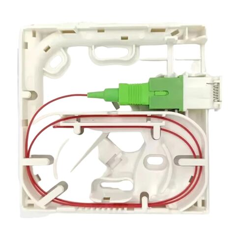 10-80Pcs/Carton 1-core Plug PTO Box Set Single Mode SC/FTTH wall Type Optical Fiber sc(20PCS) in Saudi Arabia