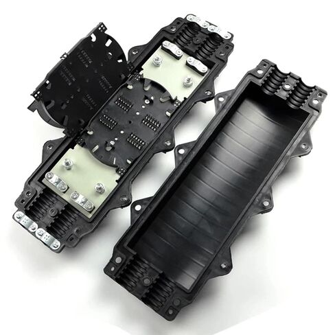 24 48-core Optical Fiber Splice Box 2 Inlet Outlet Horizontal Waterproof Outdoor Large D Plate 45 * 17 12CM in Saudi Arabia