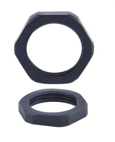 Black Wear-Resistant Nylon Hex Lock Nut G1/4~G2 Inch Thin Plastic Locknut, Anti-Corrosion Thread for Cable Gland Electrical Fittings(10pcs,G1/4) in Kuwait
