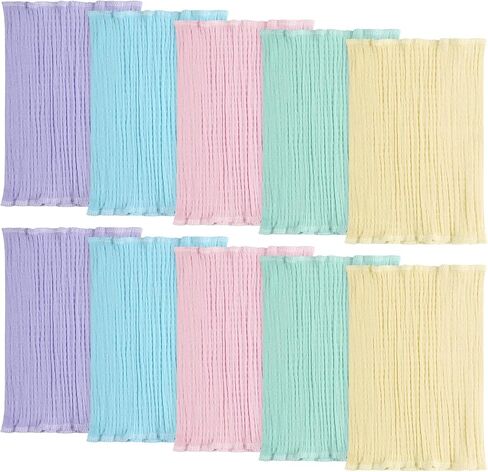 Cutecrop 10 Pcs Baby Belly Button Band Cotton Gtube Button Covers Double Layer Umbilical Hernias Truss Belt 10" Belly Band for Baby Boys Girls in Kuwait