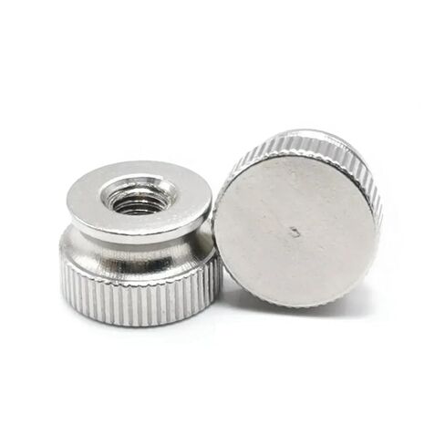 304 Stainless Steel Small Knurled Thumb Nut Iinstrument Hand Tighten Nut 3D Printers Parts Curtain Wall(Small Blind Hole,M5 10pcs) in Kuwait
