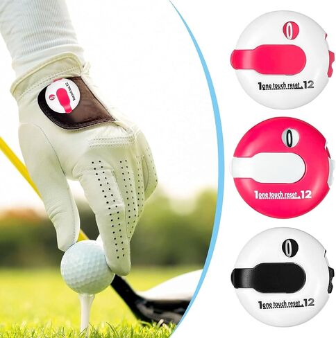 Mini Golf Score Counter with Reset – Easy Attach to Scorekeeper Gloves, Compact Stroke Tracker for Golf Games in Saudi Arabia