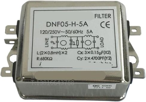 مرحلة واحدة DNF05-H-3A AC 5A مرشح الطاقة 6A 10A 15A 20A(DNF05-H-5A) in Kuwait