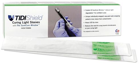 Tidi 21102 TIDIShield Dental Curing Light Sleeves for Ivoclar BluePhase 100/Pk in Kuwait