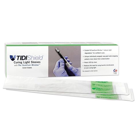 Tidi 21103 TIDIShield Curing Light Sleeve Dentsply Smartlite Max 100/Pk in Kuwait