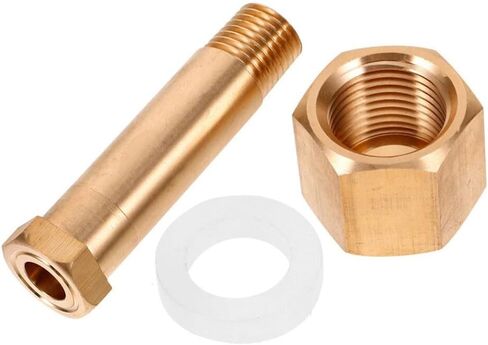 طقم غطاء موصل صمام تخفيض الضغط النحاسي مع المسمار والجوز، CGA-320 NPT1/4 مناسب لمنظمات الغاز وأنظمة اللحام in Kuwait