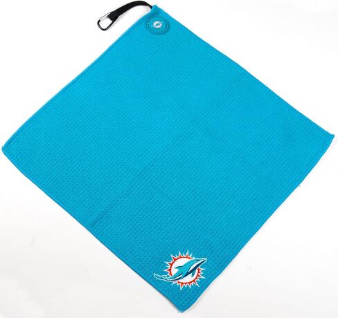 منشفة فريق الجولف / الببغاء بادلز NFL Miami Dolphins من الألياف الدقيقة المغناطيسية in Kuwait