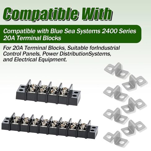9218 Terminal Block Jumper for 20A Terminal Block, Compatible with Blue Sea Systems 2400 Series 20A Terminal Blocks - 15 Pcs in Kuwait