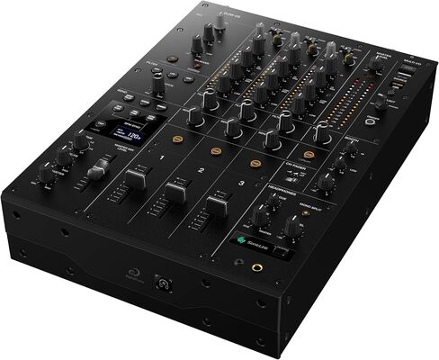 AlphaTheta DJM-V5-3-Channel DJ Professional DJ Mixer مع 4-Band EQ | صوت وتأثيرات وتحكم مستوحى من DJM-V10 في خلاط DJ مدمج ثلاثي القنوات. in Kuwait