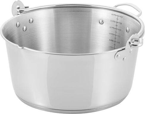 9Qt Prep•N•Cook Maslin Pan by McSunley (Maslin + Stainless Steel Bowl & Colander) in Saudi Arabia