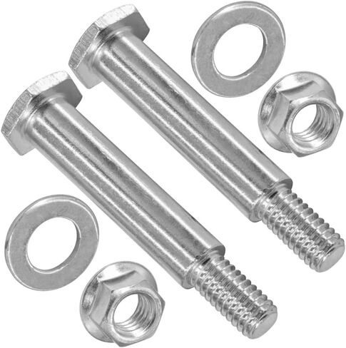 Deck Wheel Bolt Kit 3/8-16 x 2.7 w/Nut & Washer Replacement for LT2044 LT300 Series Zero Turn Lawn Mowers, Heavy Duty Steel, 2 Pack in Kuwait