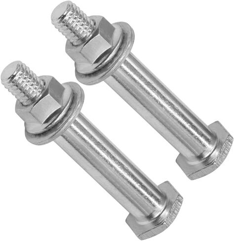 Deck Wheel Bolt Kit 3/8-16 x 2.7 w/Nut & Washer Replacement for LT2044 LT300 Series Zero Turn Lawn Mowers, Heavy Duty Steel, 2 Pack in Kuwait