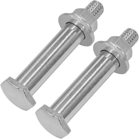 Deck Wheel Bolt Kit 3/8-16 x 2.7 w/Nut & Washer Replacement for LT2044 LT300 Series Zero Turn Lawn Mowers, Heavy Duty Steel, 2 Pack in Kuwait