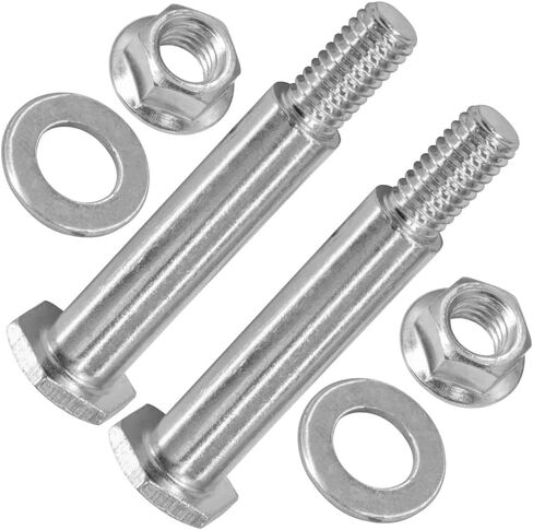 Deck Wheel Bolt Kit 3/8-16 x 2.7 w/Nut & Washer Replacement for LT2044 LT300 Series Zero Turn Lawn Mowers, Heavy Duty Steel, 2 Pack in Kuwait