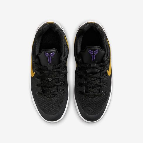 Nike Kobe IX Big Kids' Basketball Shoes (Black/White/University Gold) Size 7 in Kuwait