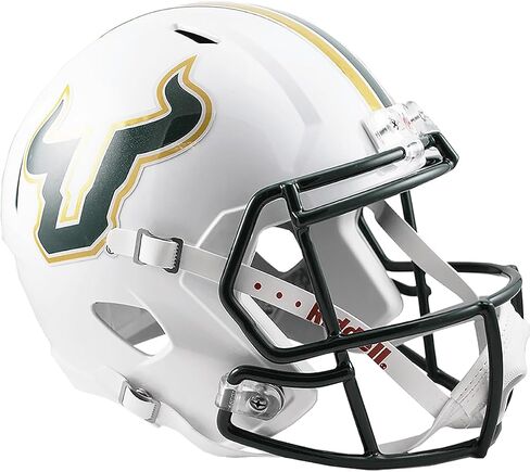 خوذة كرة القدم Riddell NCAA South Florida Bulls بالحجم الكامل طبق الأصل لكرة القدم in Kuwait