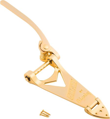 قطعة ذيل تحمل العلامة التجارية Gretsch، Bigsby B6، سلسلة من خلال، ذهبي in Kuwait