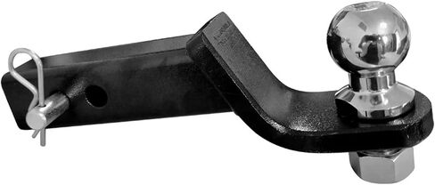 4 Inch Drop Towbar Tow Bar Ball Mount Tongue Hitch Trailer Car RV Boat Parts Accessories(with 2 inch Ball) in Kuwait