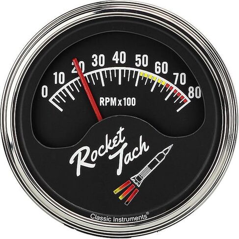 Classic Instruments Rocket Tach 8000 RPM RT80SLF 3 3/8" in Kuwait