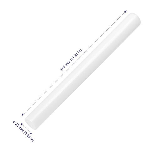 SOUJAP 6 Pack White Round Acetal Copolymer Rod, 12 x 1 Inch, Plastic Rods for DIY, Spacers, Non-Marring Fixtures in Kuwait