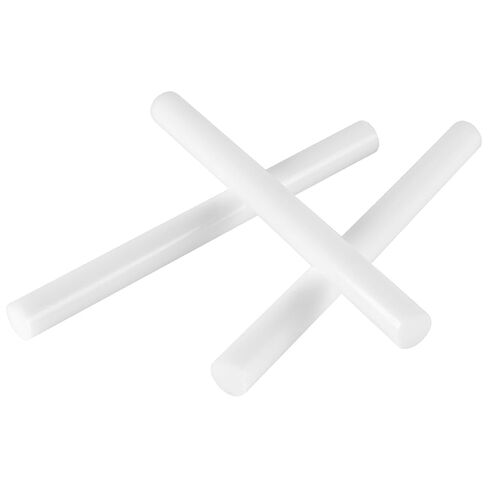 SOUJAP 6 Pack White Round Acetal Copolymer Rod, 12 x 1 Inch, Plastic Rods for DIY, Spacers, Non-Marring Fixtures in Kuwait