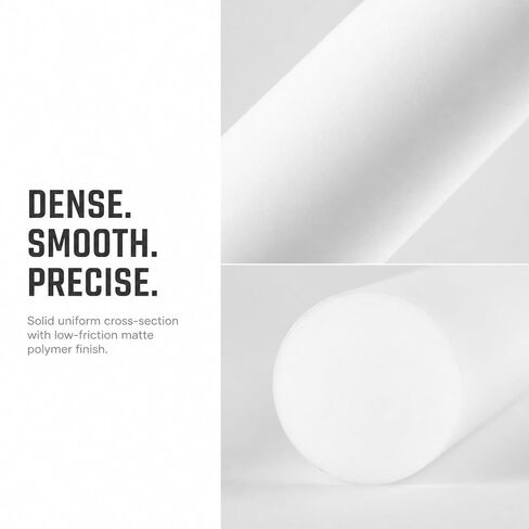 SOUJAP 6 Pack White Round Acetal Copolymer Rod, 12 x 1 Inch, Plastic Rods for DIY, Spacers, Non-Marring Fixtures in Kuwait