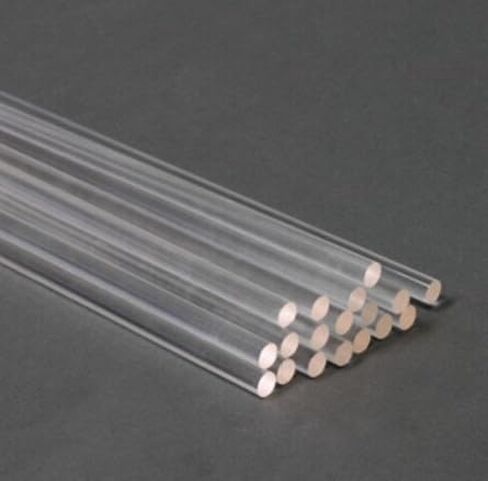 قضيب PETG من البولي كربونات الشفاف من KC Hardware مقاس 1/8 بوصة × 24 بوصة سهل التشكيل 1/8 بوصة عرض × 24 بوصة طول - من أجل قوي ومقاوم للصدمات للمشروعات اليدوية والحرف اليدوية وصناعة النماذج والتصنيع - 3 عبوات in Kuwait
