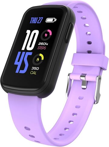 iTouch Active 5 Fitness Tracker, 1.57" Full Touch Display, Heart Rate Monitor, Sleep Tracking, 100+ Sports Modes, 7-Day Battery, IP68 Waterproof, for Android iPhone (Black Silicone Band) in Kuwait