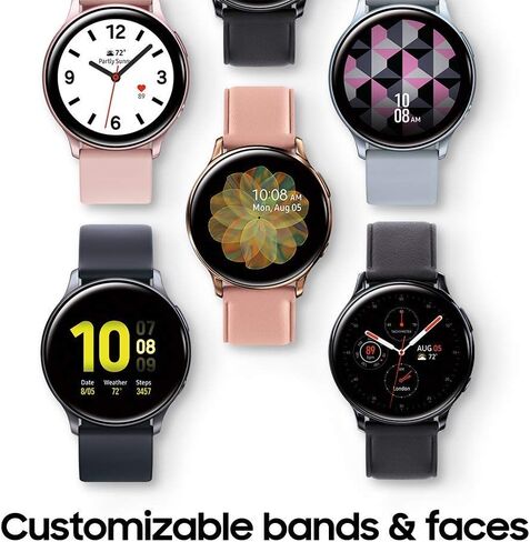 Samsung Galaxy Watch Active2 (40mm) Aqua Black, US Version (Renewed) in Kuwait