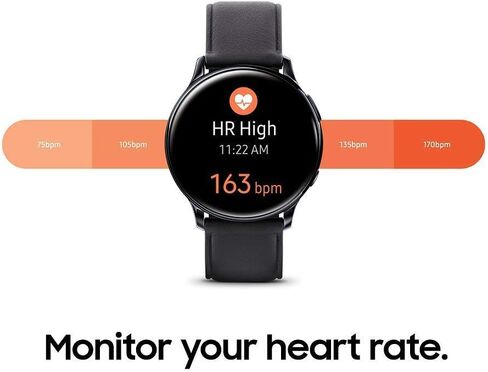 Samsung Galaxy Watch Active2 (40mm) Aqua Black, US Version (Renewed) in Kuwait