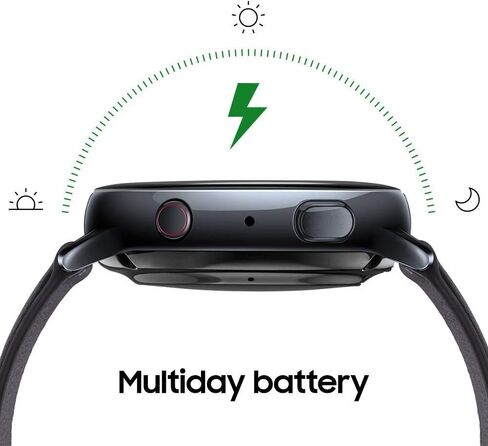 Samsung Galaxy Watch Active2 (40mm) Aqua Black, US Version (Renewed) in Kuwait