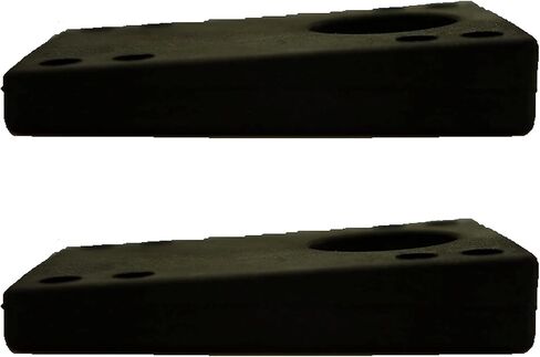 براغي أجهزة لوح التزلج VJ Longboard Cruiser مقاس 1.75 بوصة ومجموعة وسائد مطاطية زاوية وتد أسود in Kuwait