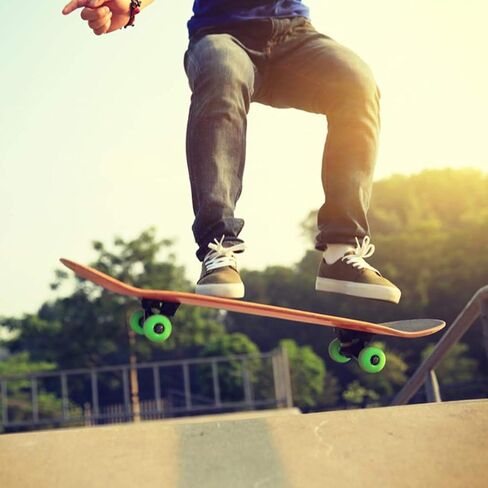 براغي أجهزة لوح التزلج VJ Longboard Cruiser مقاس 1.75 بوصة ومجموعة وسائد مطاطية زاوية وتد أسود in Kuwait
