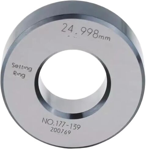 1pcs Steel Setting Rings for Inside Micrometers and Bore Gauges 177-125/126/139/146/177/284/286/288/290/314(177-284 12mm) in Kuwait