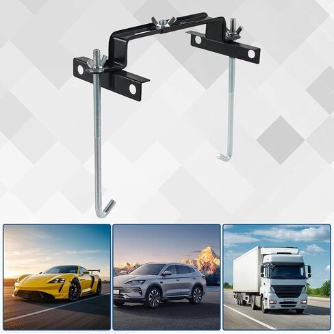 البطارية القابلة للتعديل تمسك بها الدرج ، شريحة تثبيت البطارية العالمية. Crossbar القابل للتعديل مع الترباس J عالي القوة ، ربطة التعادل المقاومة للصدأ لأسفل للسيارات السيارات الرياضية متعددة الاستخدامات (25.5 سم/10 بوصات) البراغي) in Kuwait
