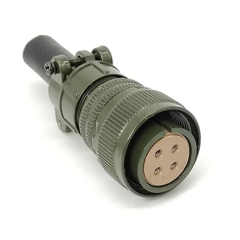 MS3106A18-10S 4 Pin Female Plug Straight 5015 Thread Connector for AWG12 Cable in Kuwait
