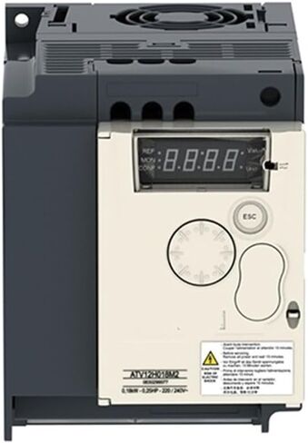 LOLKSBNN ATV12 محول التردد العالمي 0.75kW 1hp 100-120V مرحلة واحدة مع بالوعة الحرارة ATV-12H075F1 in Kuwait