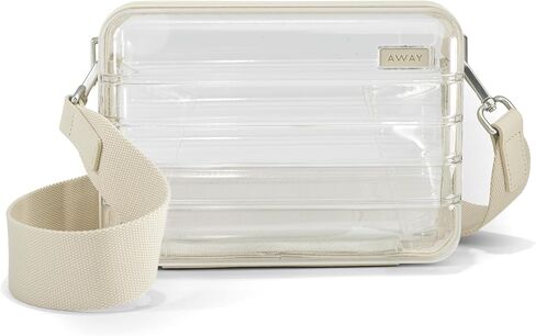 حقيبة Away Clear Stadium Bag صغيرة، حقيبة كروس شفافة للحفلات الموسيقية والمهرجانات والأحداث الرياضية in Kuwait