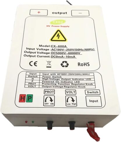 مصدر طاقة عالي الجهد 5KV - 60KV CX-600A (الإدخال 100 فولت إلى 130 فولت) in Kuwait