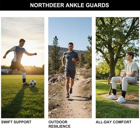 1 Pair Soccer Ankle Guards, Dual Sided EVA Padded Support for Basketball Volleyball, Protector for Soccer with Heel Protection, Compression Ankle Braces for Comfort and Support, Size L in Kuwait
