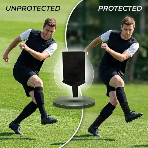 Soccer Ankle Guards, Dual Sided EVA Padded Support for Basketball Volleyball, Protector with Heel Protection, Compression Ankle Braces for Comfort and Support, Size L, 1 Pair in Kuwait