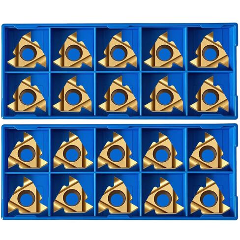 10PCS 16ER AG60 CNC Lathe Indexable Threading Carbide Turning Insert Blade in Saudi Arabia