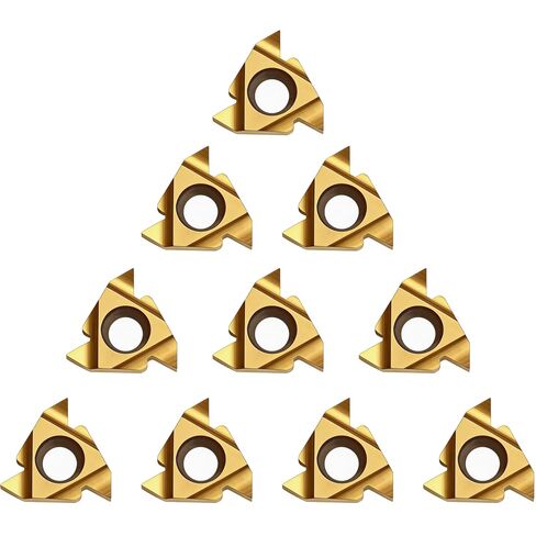 10PCS 16ER AG60 CNC Lathe Indexable Threading Carbide Turning Insert Blade in Saudi Arabia