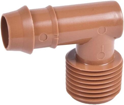 10-PACK - Drip Irrigation Universal 3/4" Male Adapter x Barbed “Y" Fitting - Fittings Fit 17mm, .600" ID 1/2"-Inch Drip Tubing (3/4 Y Adapter) in Kuwait