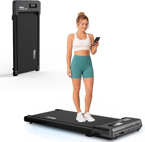 Walking Pad with Vibration Plates, 3 in 1 Walking Vibration Pad, Walking Pad with Incline, Under Desk Walking Pad with Remote Control and LED Display for Home Small Space in Kuwait