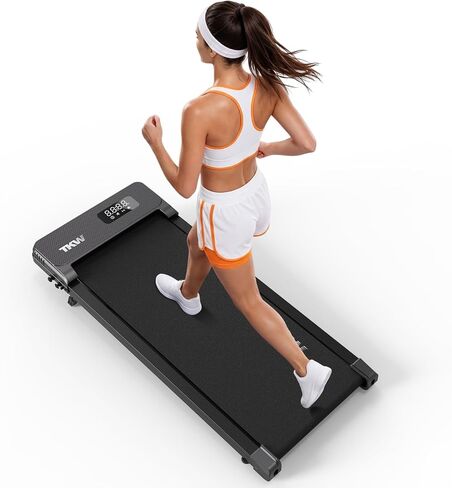 Walking Pad Treadmill for Home - Under Desk Treadmills Portable Mini Walkingpad Compact Walk Pads for Small Spaces Office Indoor Apartment Floor Flat Running Machine with Remote Quiet Lightweight in Kuwait