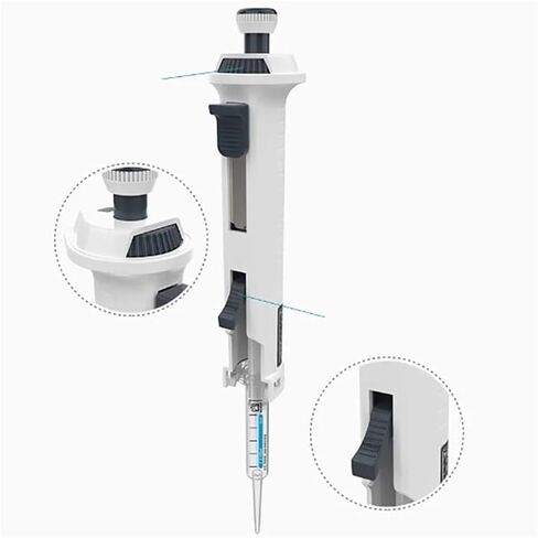 Pipette, Pipette, Continuous Dispenser Laboratory Quantitative Liquid Adder Manual 5ml in Saudi Arabia