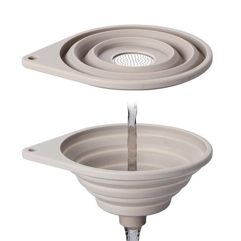 2 Pack Collapsible Calculi Strainer Kidney Stone Collector Funnel with Mesh Screen Filters for Analysis Testing in Saudi Arabia